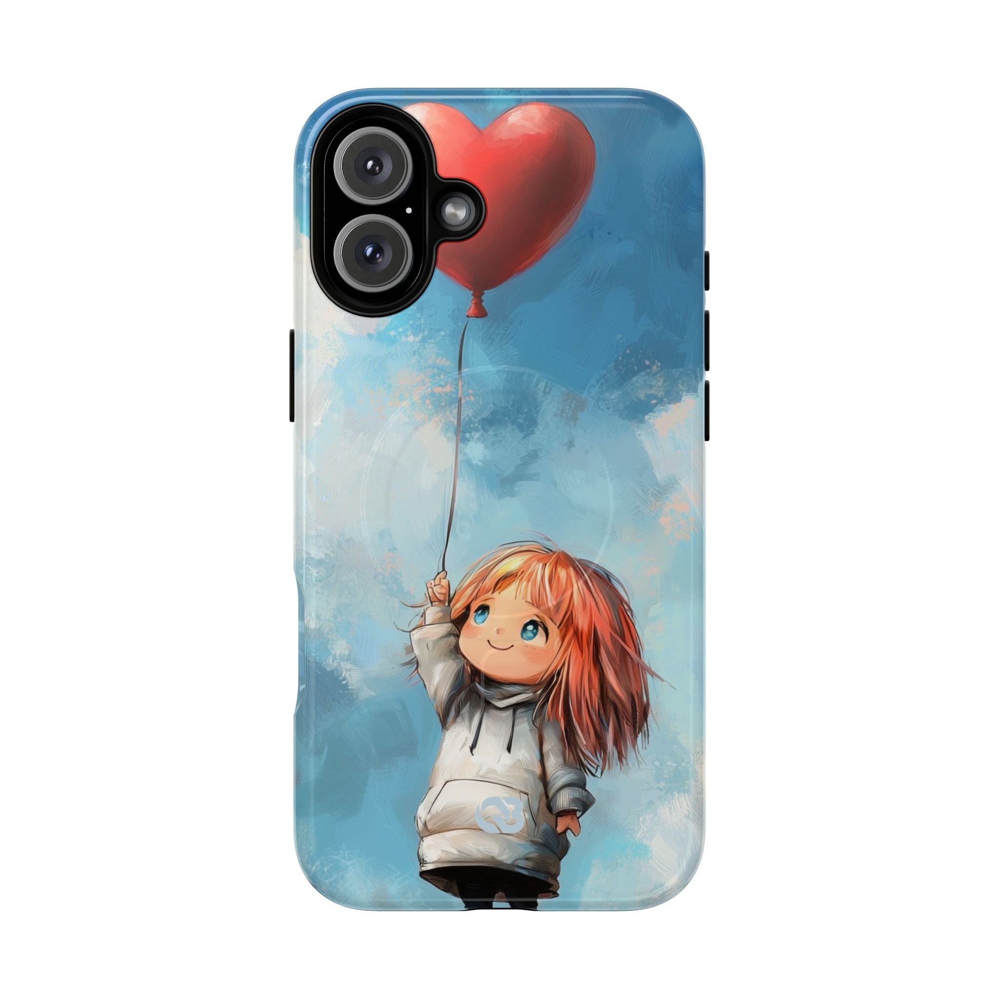Crimson Heart Sky · Tough+ Coque de téléphone pour iPhone · Magsafe