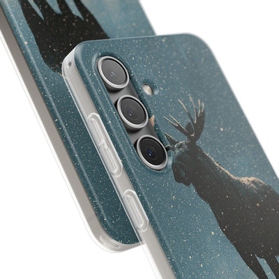 Nordic Boreal Moose · Lite Phone Case for Samsung · Blue