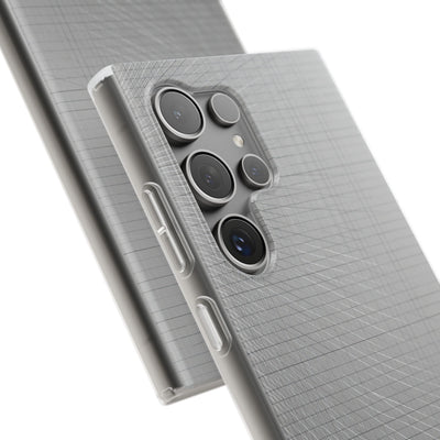 Grey Lite Phone Case for Samsung - Chrome Mesh Warp