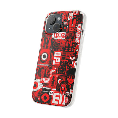Neo Mecha Collage · Lite Phone Case for iPhone ·  Red
