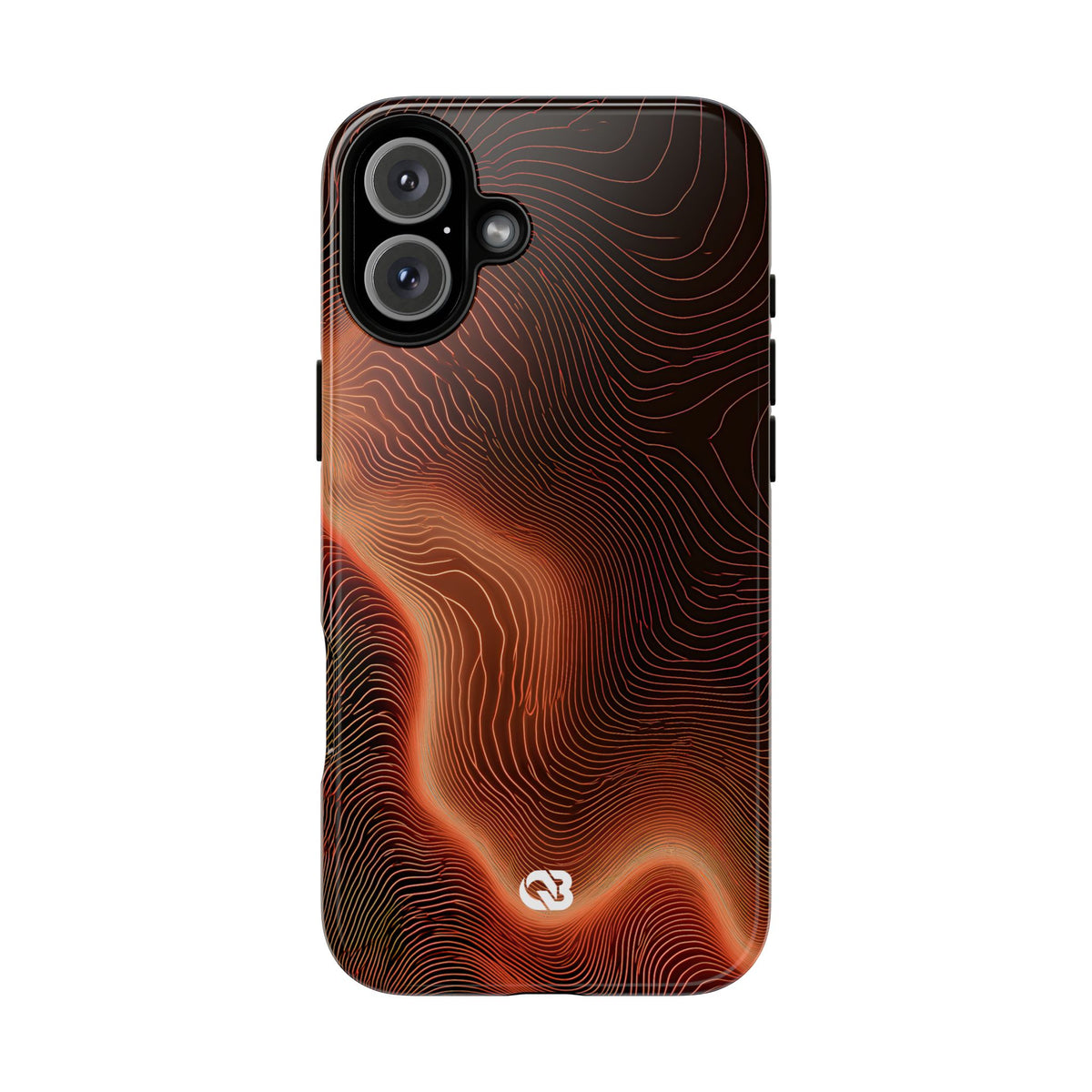 Caldera Ridge · Tough Phone Case for iPhone · Orange