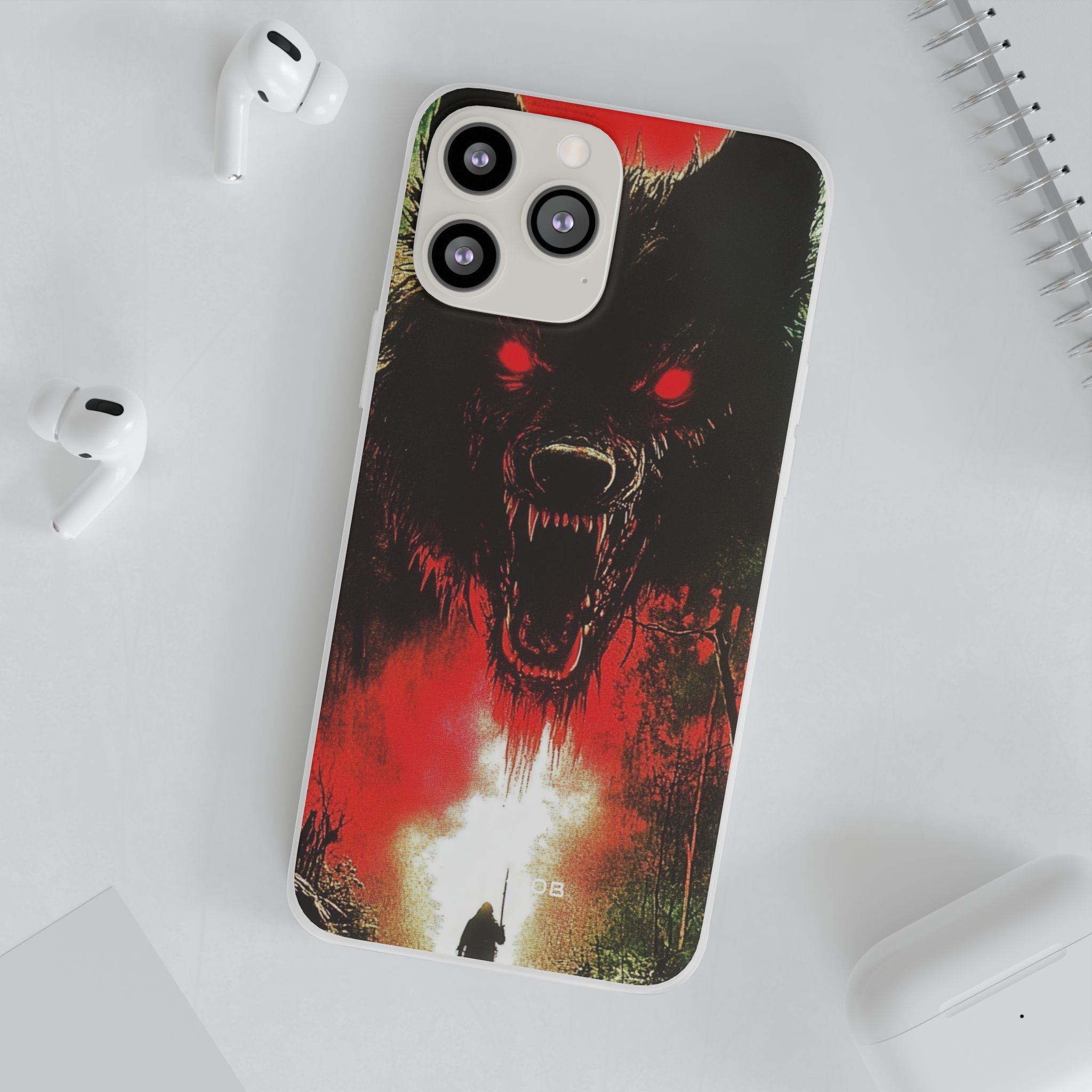 Crimson Wolf iPhone 13 Pro Max - Soft