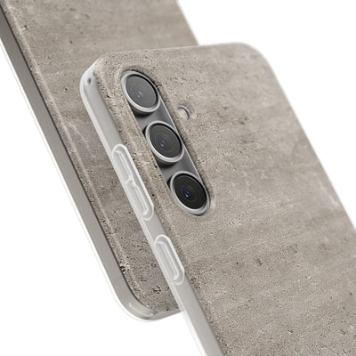 Grey Lite Phone Case for Samsung - Brutalist Stone Grit