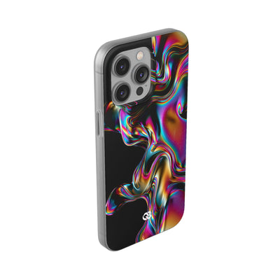 Purple Lite Phone Case for iPhone - Liquid Neon Chrome