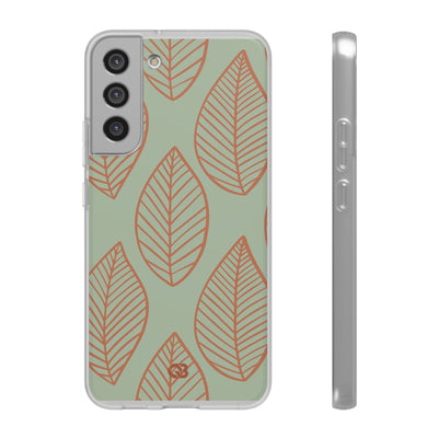 Sage Earth Leaves · Soft Phone Case for Samsung