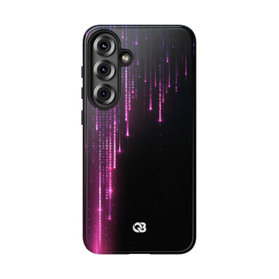 Binary Cascade · Tough Phone Case for Samsung · Black