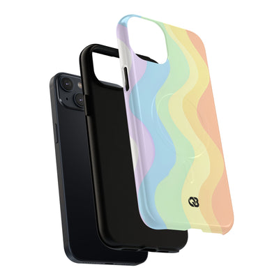 Pastel Ripple Flow · Tough+ Phone Case for iPhone · Magsafe