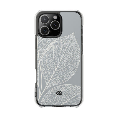 Grey Impact MagSafe Phone Case for iPhone - Frosted Ash Veins