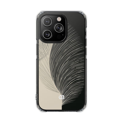 Minimal Frond Study · Clear Impact Magnetic Phone Case for iPhone ·  Black