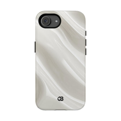Liquid Enamel Fold · Tough Phone Case for iPhone · White