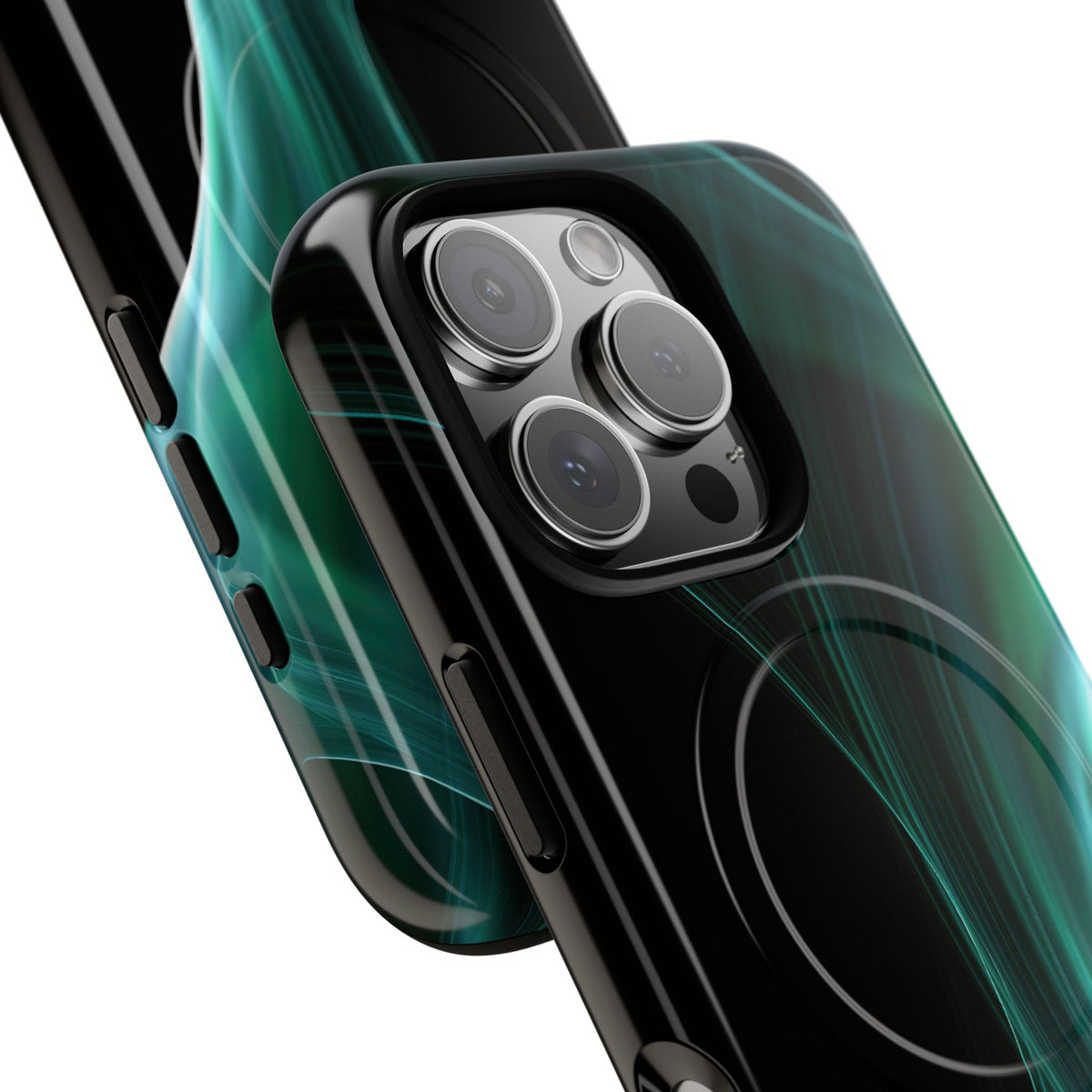 Emerald Lumen · Tough 2.0 Magnetic Phone Case for iPhone · Green