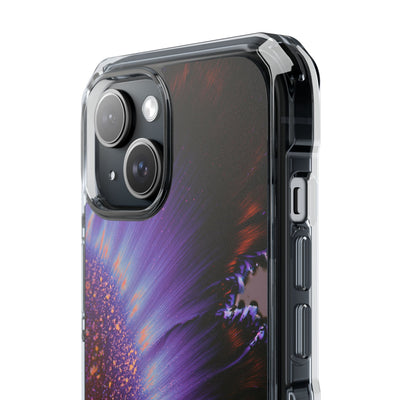 Ethereal Corona · Clear Impact Magnetic Phone Case for iPhone · Purple