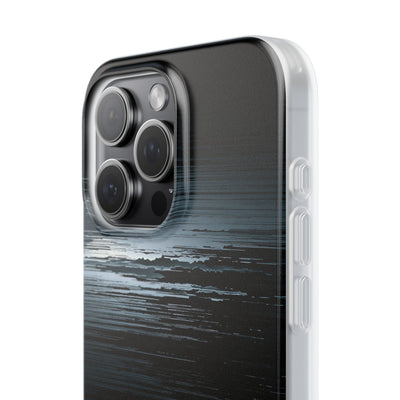 Black Lite Phone Case for iPhone - Frozen Signal Glitch