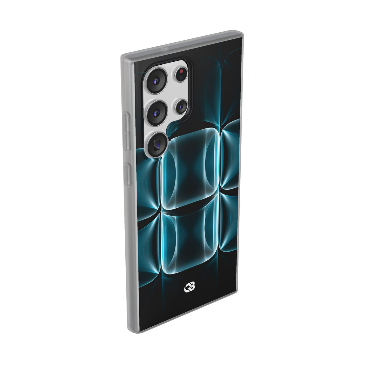 Translucent Cyber Grid · Lite Phone Case for Samsung · Teal