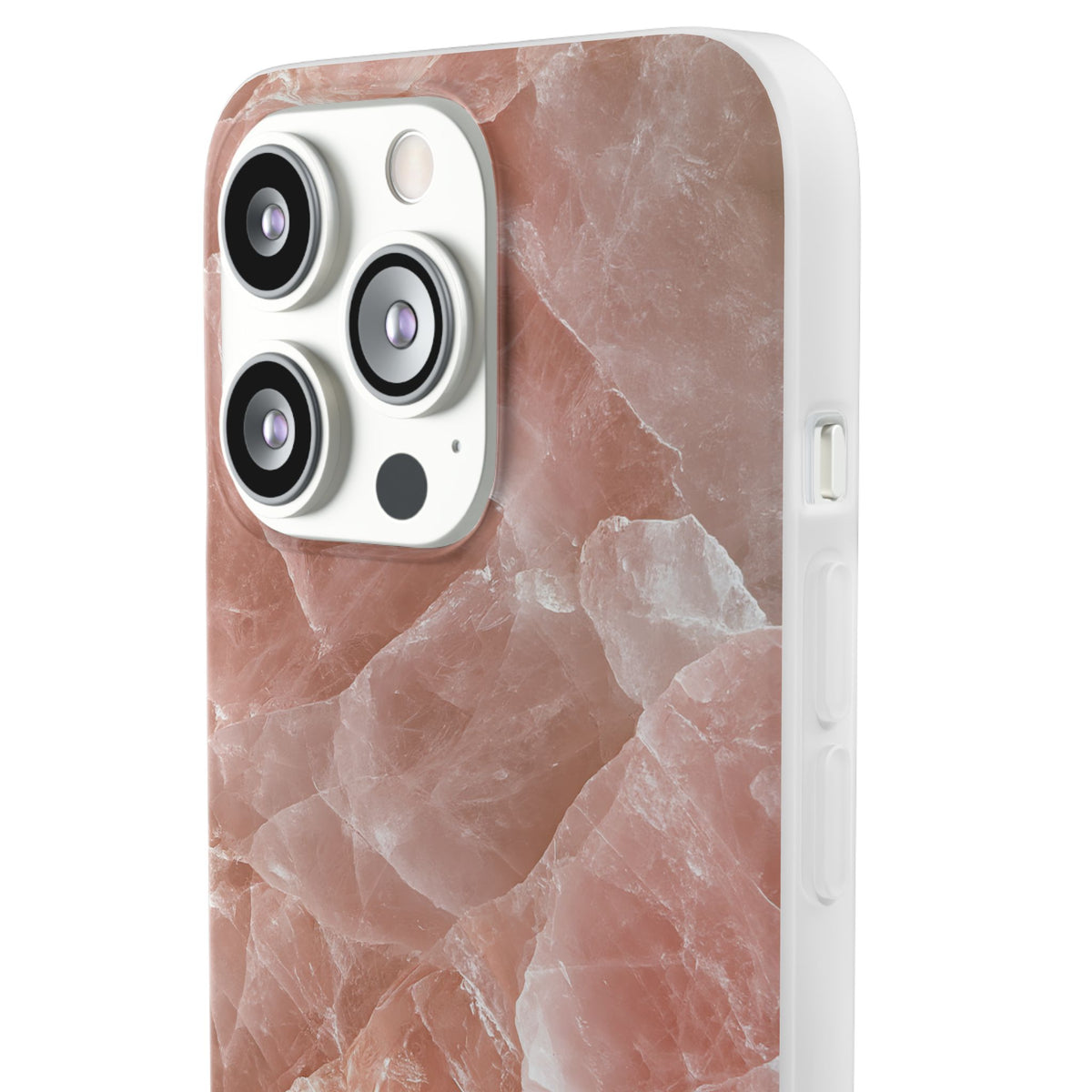 Rose Quartz Facet · Lite Phone Case for iPhone ·  Pink