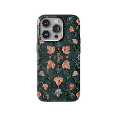 Florentine Rose Arabesque · Lite Phone Case for iPhone ·  Green
