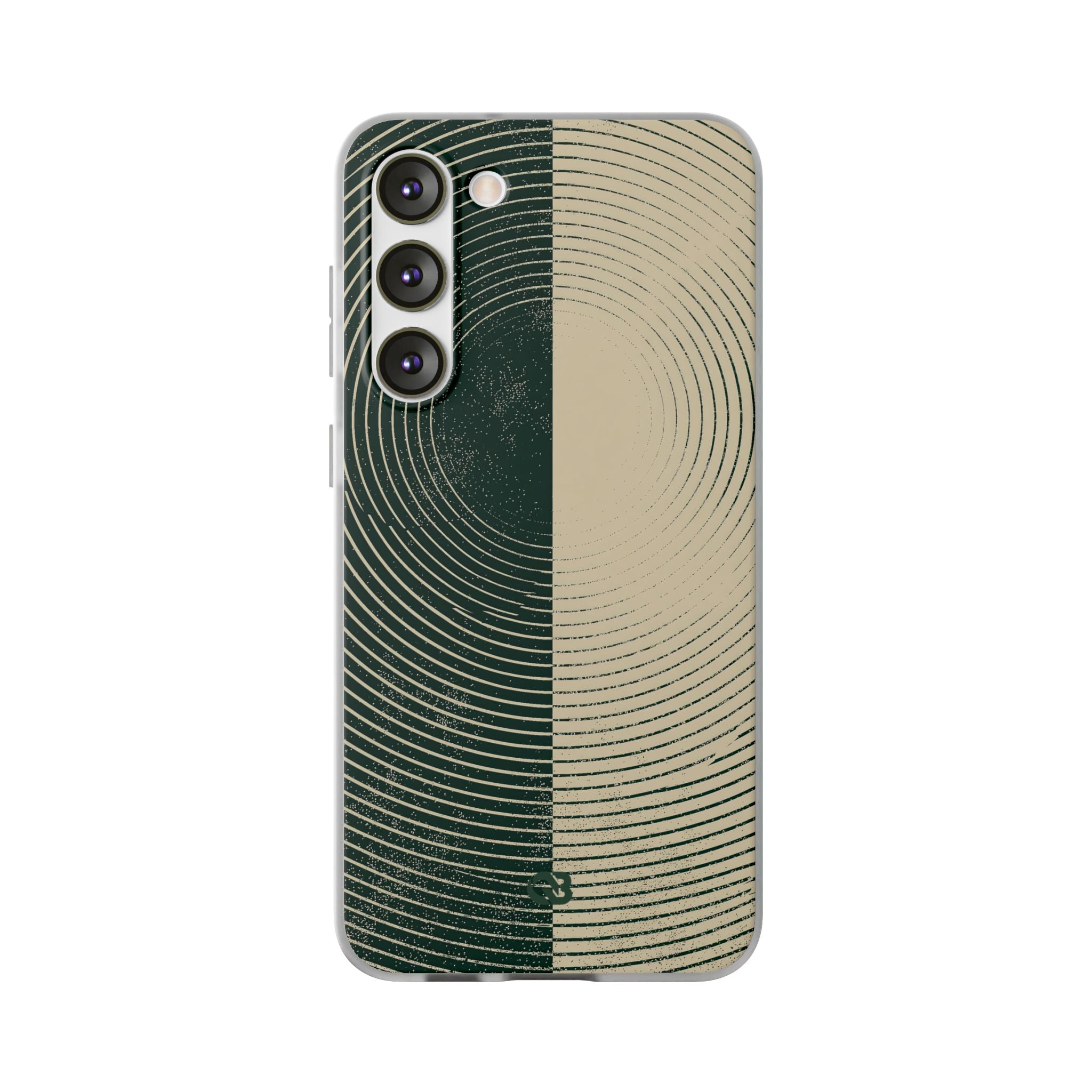 Green Lite Phone Case for Samsung - Evergreen Split Grain