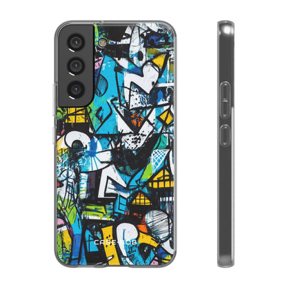 White Ripple Drift Samsung S22 - Soft