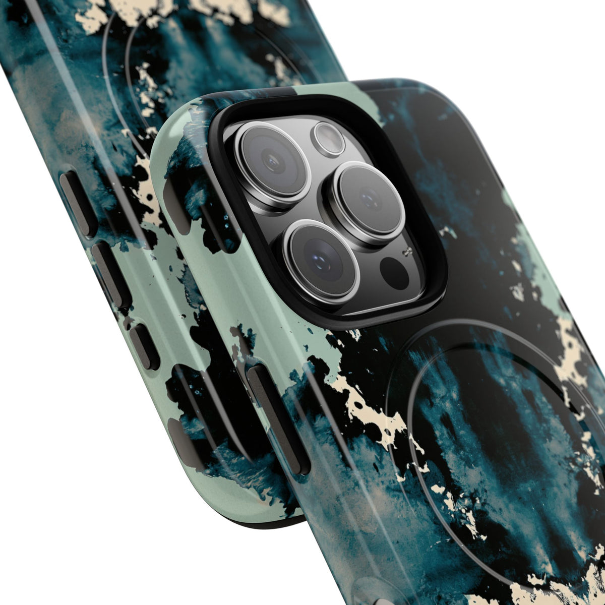 Rorschach Ink Void · Tough 2.0 Magnetic Phone Case for iPhone · Black