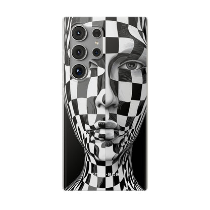 Checkered Face Samsung S24 Ultra Case - Soft