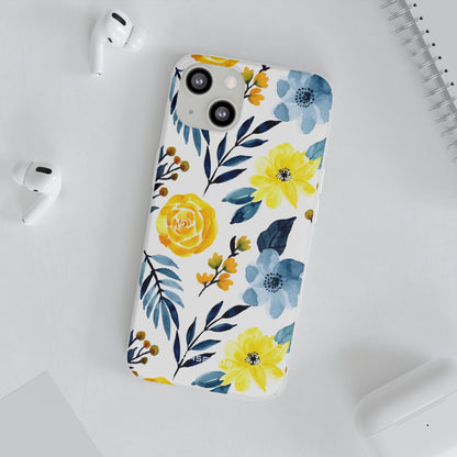 Kultainen kukka iPhone 13 - Pehmeä