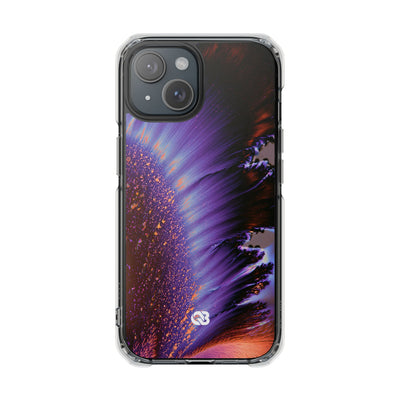 Ethereal Corona · Clear Impact Magnetic Phone Case for iPhone · Purple