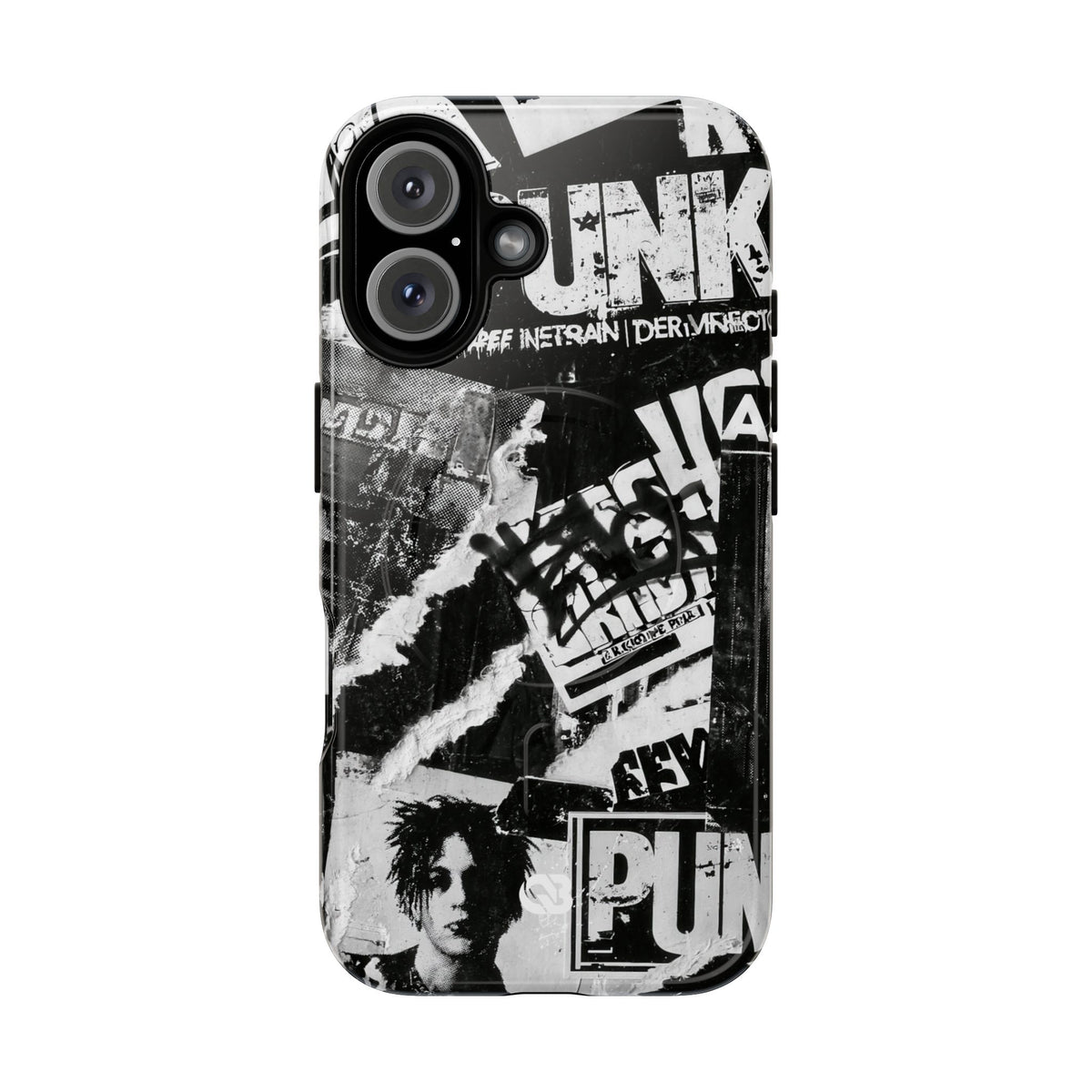 Underground Punk Collage · Tough 2.0 Magnetic Phone Case for iPhone · Black