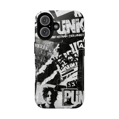 Underground Punk Collage · Tough 2.0 Magnetic Phone Case for iPhone · Black