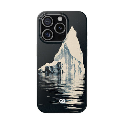 Blue Lite Phone Case for iPhone - Frozen Navy Monolith