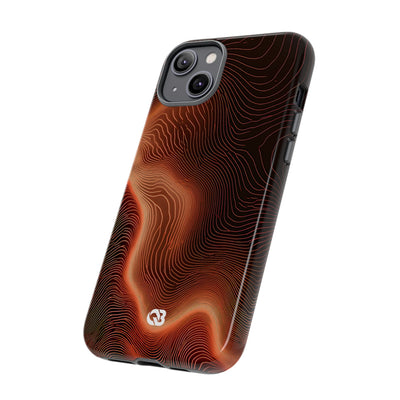 Caldera Ridge · Tough Phone Case for iPhone · Orange