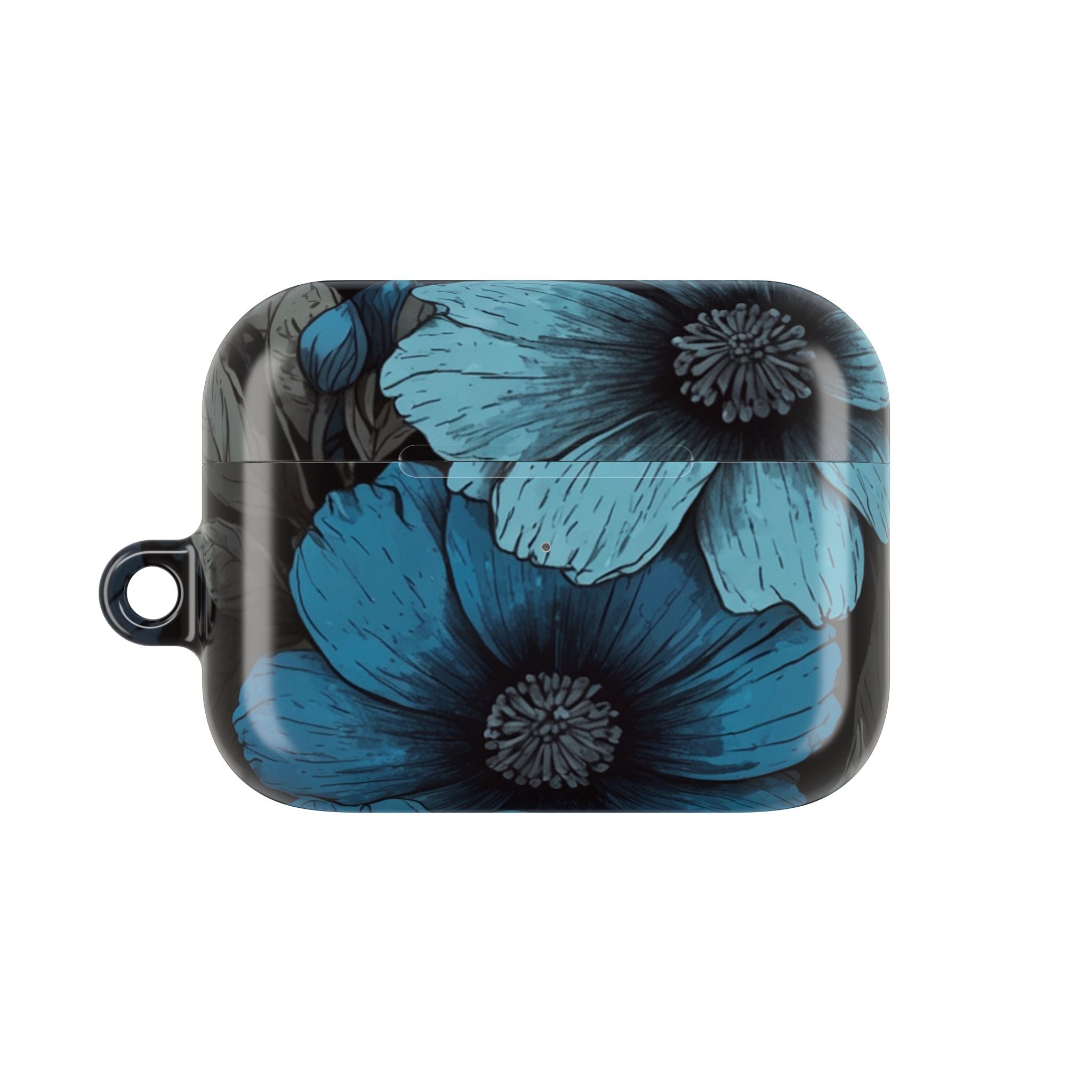 Blue Petal Bloom - AirPods Case