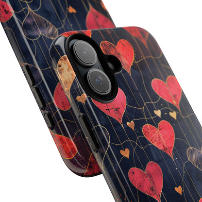 Heartweb Glow iPhone 16 Plus Case - Tough