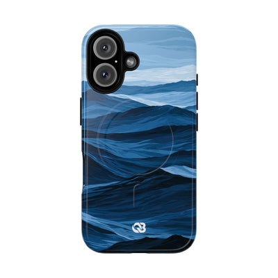 Cerulean Ridges · Tough 2.0 Magnetic Phone Case for iPhone · Blue