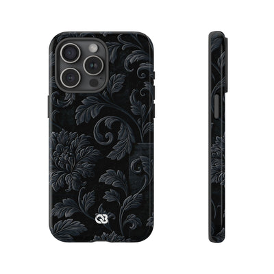 Obsidian Damask · Tough Phone Case for iPhone · Black