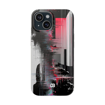 Black Lite Phone Case for iPhone - Crimson Data Leak