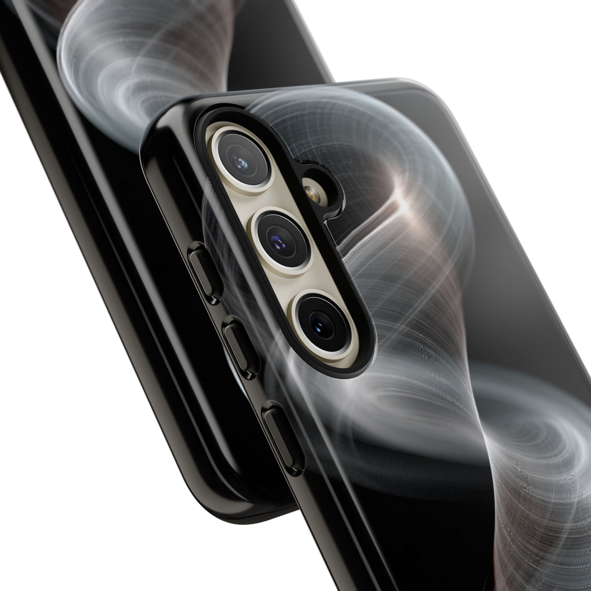 Luminous Vortex · Tough Phone Case for Samsung · Black