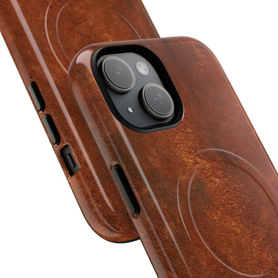 Orange Tough 2.0 Magsafe Phone Case for iPhone - Oxidized Iron Crust