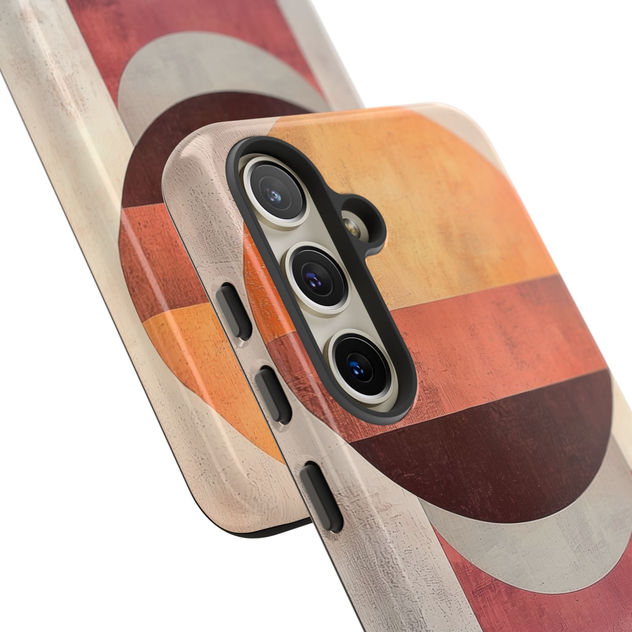 Sunset Orb Samsung S24 Skal - Tough