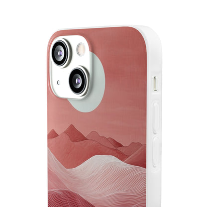 White Orb Dunes iPhone 13 mini Case - Soft