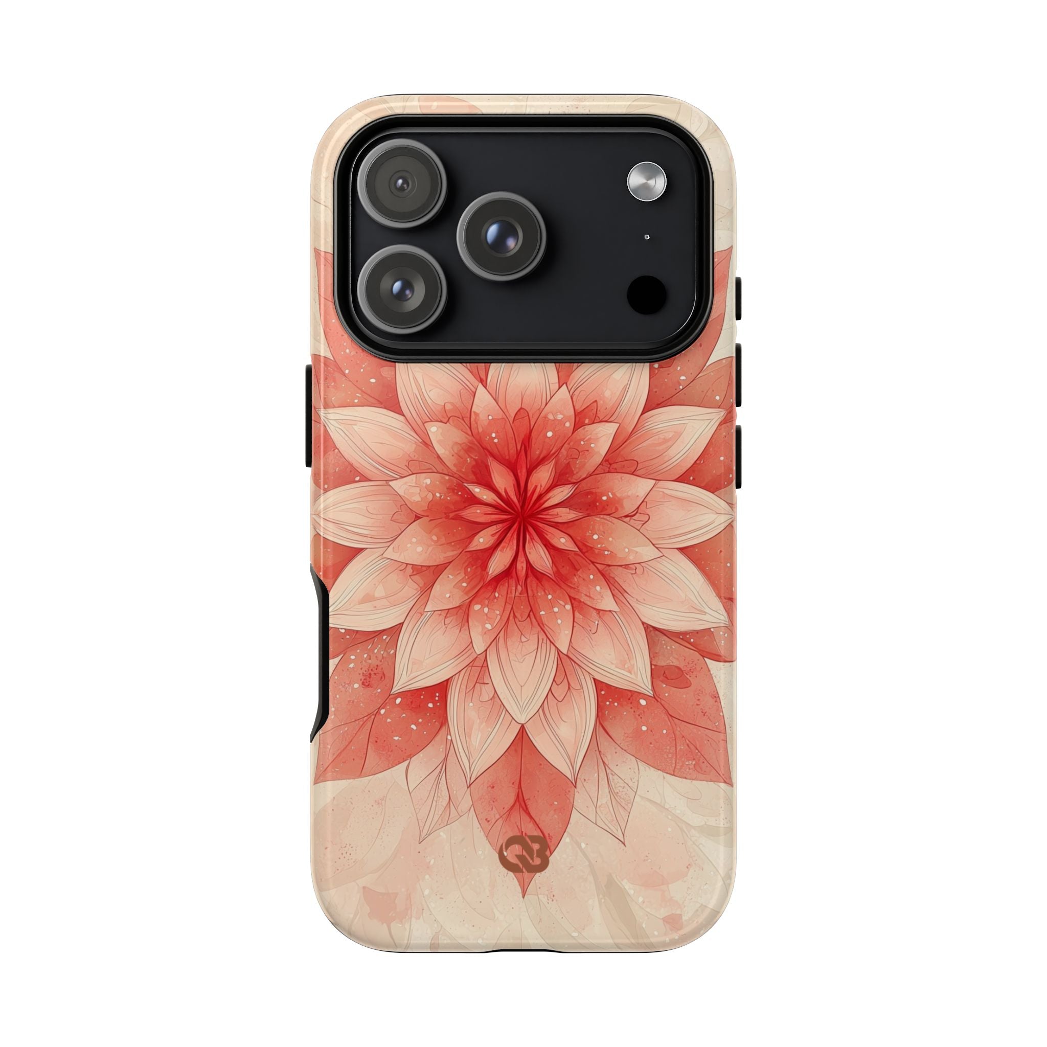 Coral Layered Bloom · Tough Coque de téléphone pour iPhone