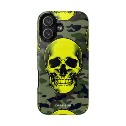 Neon Skull Camo iPhone 17 Case - Tough+ - CASE•BOB