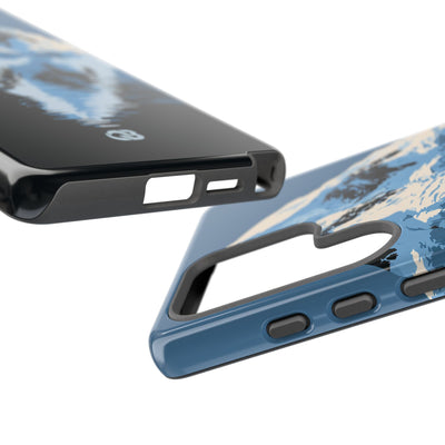 Blue Tough Phone Case for Samsung - Arctic Summit Mirror