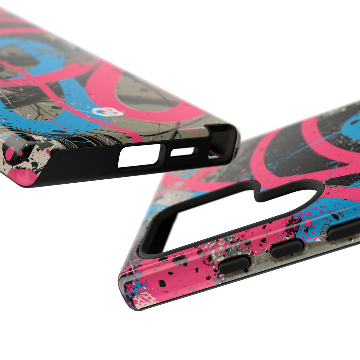 Cyber Splatter Flow · Tough Phone Case for Samsung · Pink