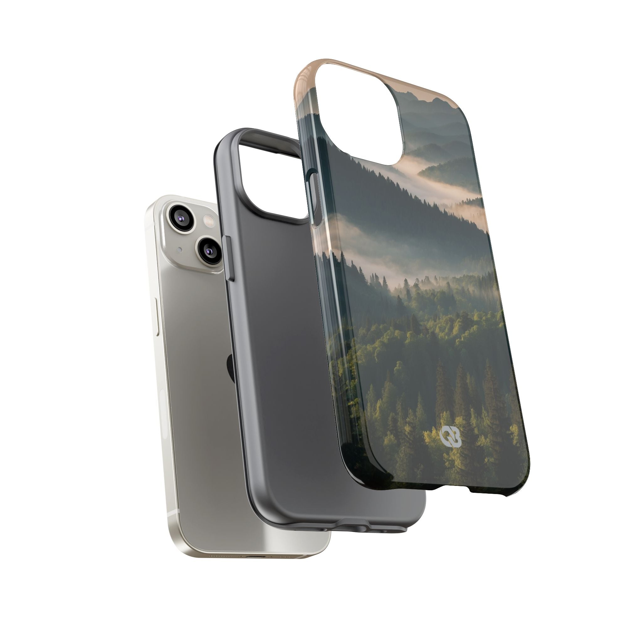 Foggy Mountain Ridge · Tough Phone Case for iPhone
