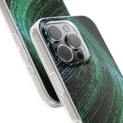 Orbital Data Stream · Lite Phone Case for iPhone ·  Green