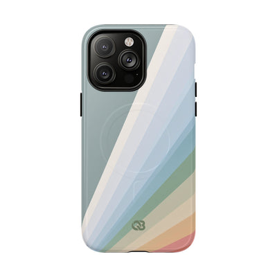 Green Tough 2.0 Magsafe Phone Case for iPhone - Sage Prism Beam