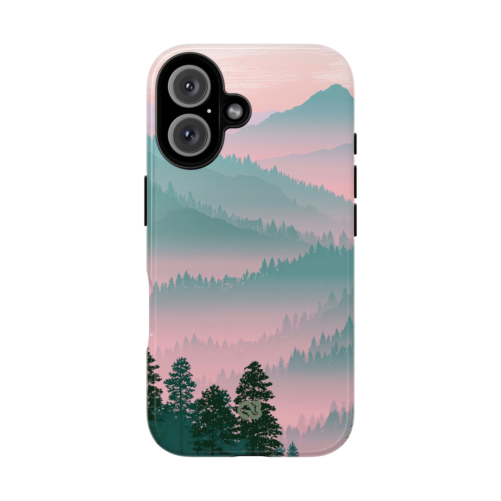 Teal Tough Phone Case for iPhone - Alpine Mist Teal