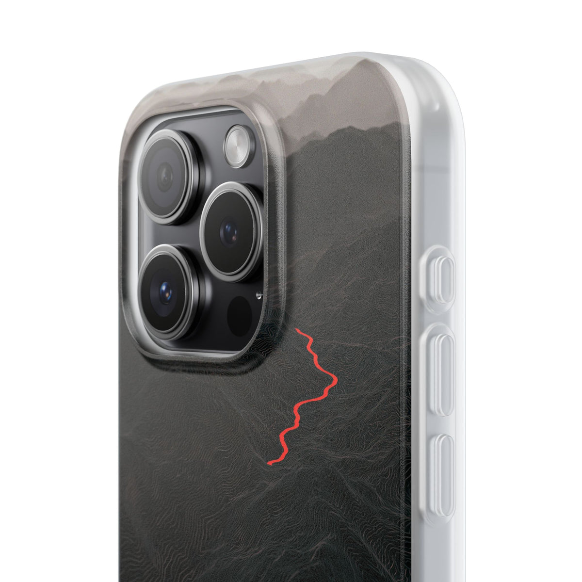 Crimson Ridge Pass · Lite Phone Case for iPhone ·  Black