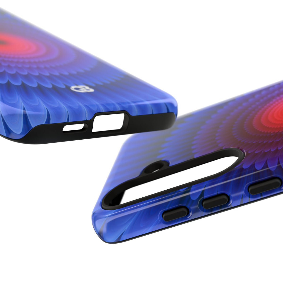 Radial Spectrum Bloom · Tough Phone Case for Samsung · Blue