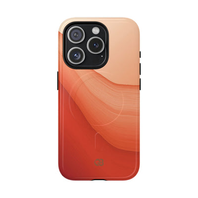 Terracotta Flow · Tough 2.0 Magnetic Phone Case for iPhone · Orange